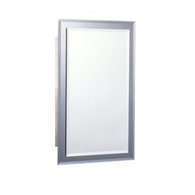 UPC 026715205103 product image for Broan Mirror on Mirror 26-in H x 16-in W Metal Recessed Medicine Cabinet | upcitemdb.com