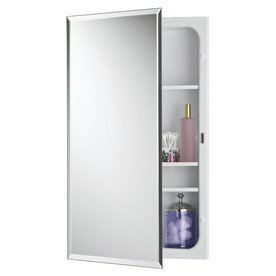 UPC 026715205134 product image for Broan Horizon 26-in H x 16-in W Metal Recessed Medicine Cabinet | upcitemdb.com