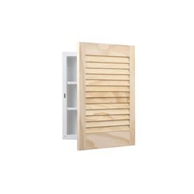 UPC 026715205615 product image for Broan Louver Doors 22-in H x 16-in W Unfinished Pine Plastic Recessed Medicine C | upcitemdb.com