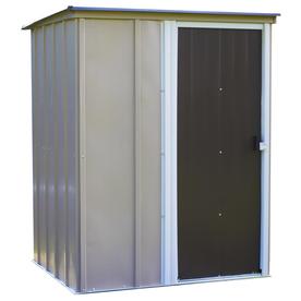 UPC 026862100078 product image for Arrow Galvanized Steel Storage Shed (Common: 5-ft x 4-ft; Interior Dimensions: 4 | upcitemdb.com