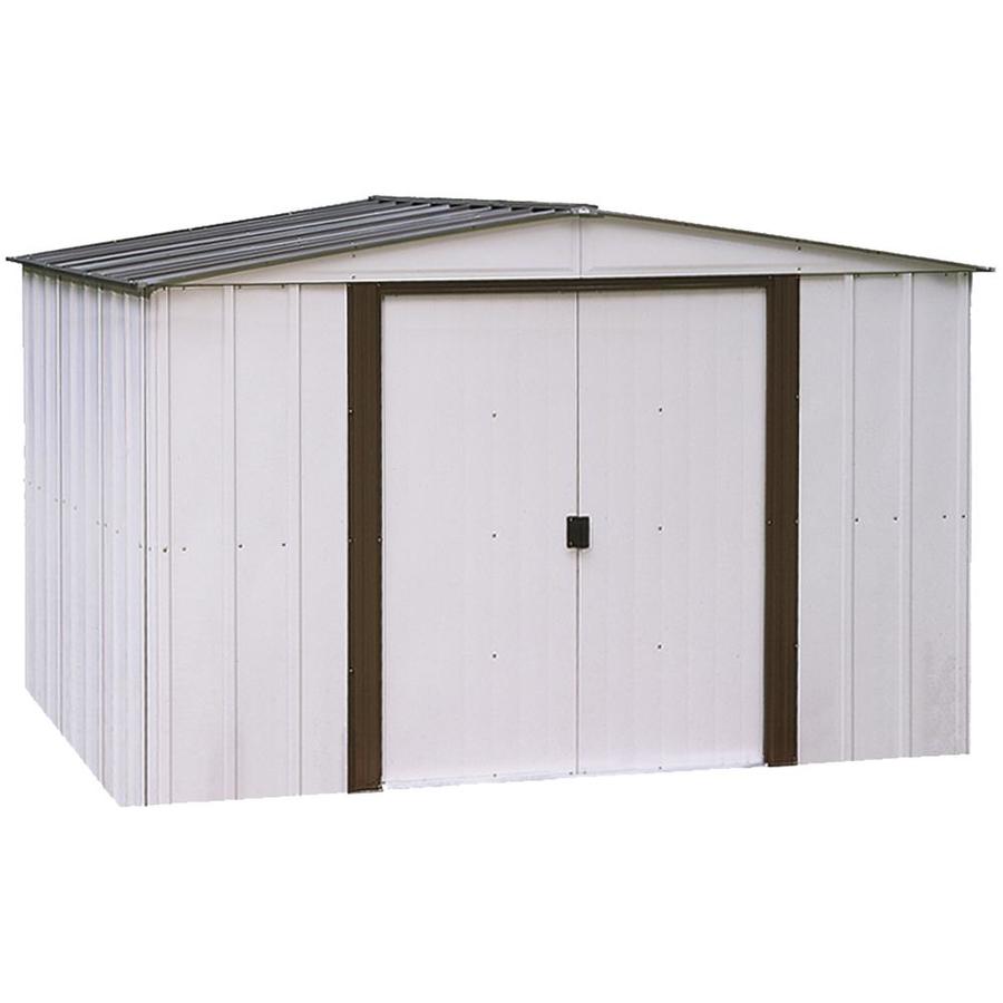 Shop Arrow Galvanized Steel Storage Shed (Common: 10-ft x 8-ft 