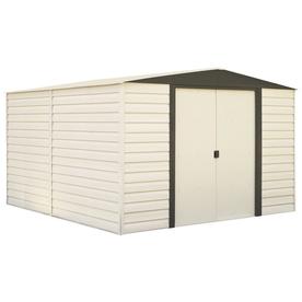 UPC 026862102027 product image for Arrow Vinyl-Coated Steel Storage Shed (Common: 10-ft x 12-ft; Interior Dimension | upcitemdb.com