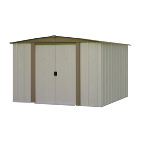 UPC 026862104557 product image for Arrow Bedford Galvanized Steel Storage Shed (Common: 8-ft x 8-ft; Interior Dimen | upcitemdb.com