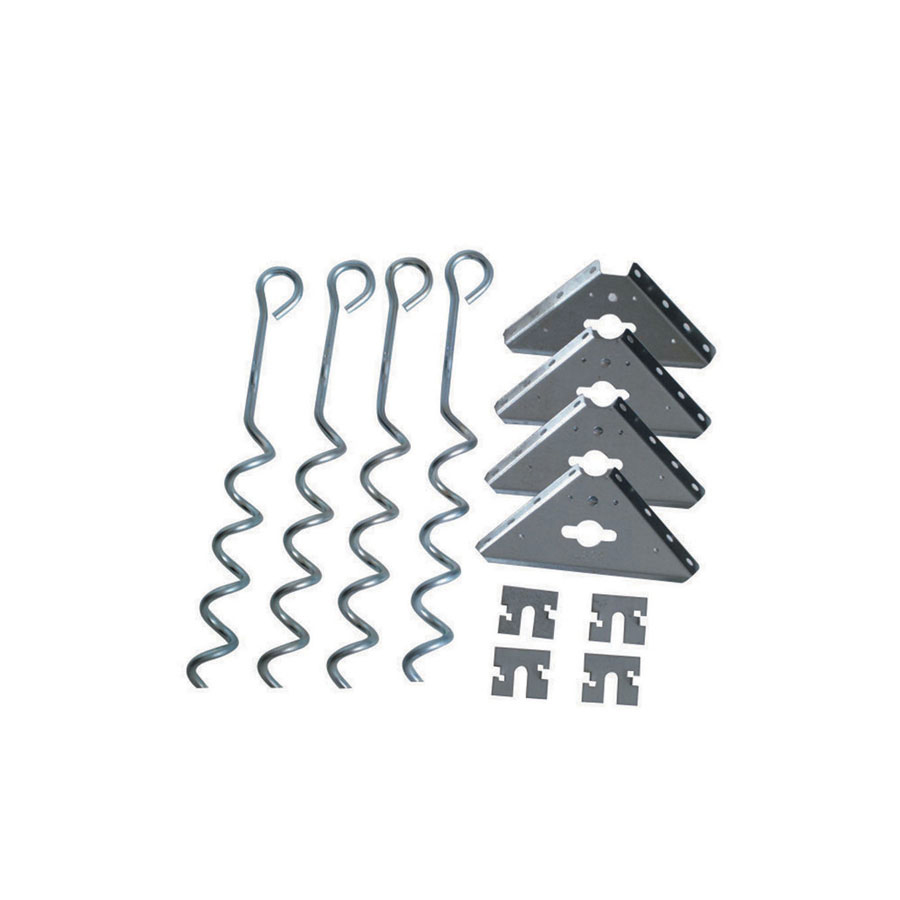... Arrow Stainless Galvanized Steel Storage Shed Anchor Kit at Lowes.com