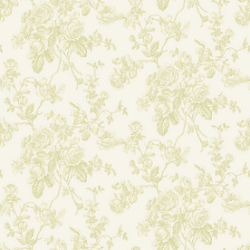 Green Toile Wallpaper