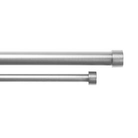 UPC 028295412803 product image for Umbra 36-in to 72-in Nickel Metal Double Curtain Rod | upcitemdb.com