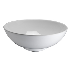 UPC 028553054257 product image for Barclay White Fire Clay Above Counter Round Bathroom Sink | upcitemdb.com