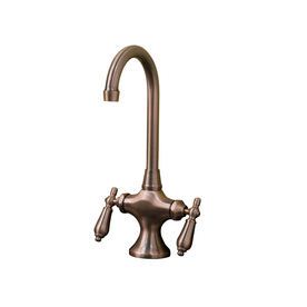 Barclay Carey Antique Copper 2-Handle Single Hole Bathroom Sink Faucet I1208-AC