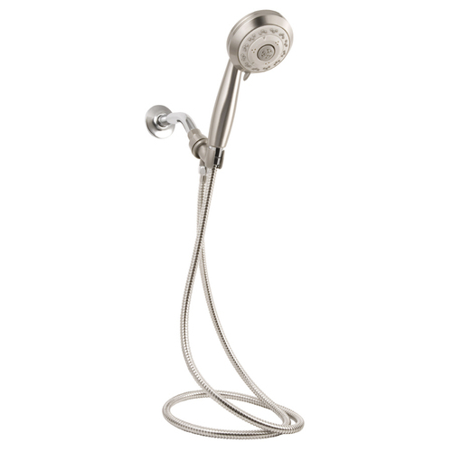 Zoomed: Waxman Brushed Nickel 6-Spray Handheld Shower Massager