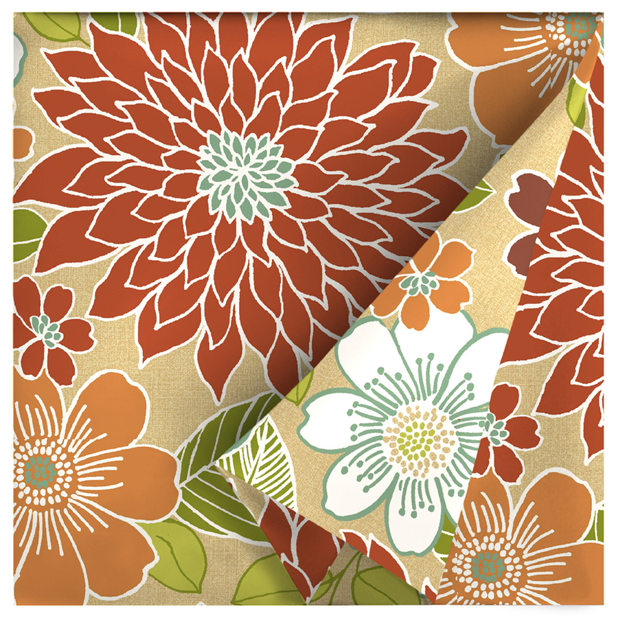 Shop 54in Red Floral Outdoor Fabric (BytheYard) at