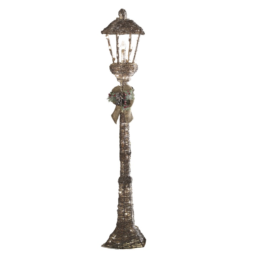 Shop Holiday Living 5ft Lamp Post Outdoor Christmas Decoration at