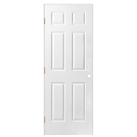 Shop ReliaBilt Prehung Hollow Core 6-Panel Interior Door (Common: 30-in