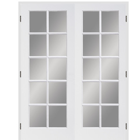 Lowes Interior Doors on Full Lite Solid Wood Universal Interior French Door At Lowes Com