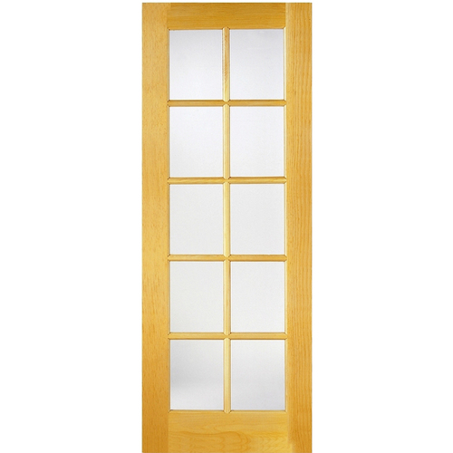 Zoomed: ReliaBilt 24" x 80" Full Lite Interior Slab Door