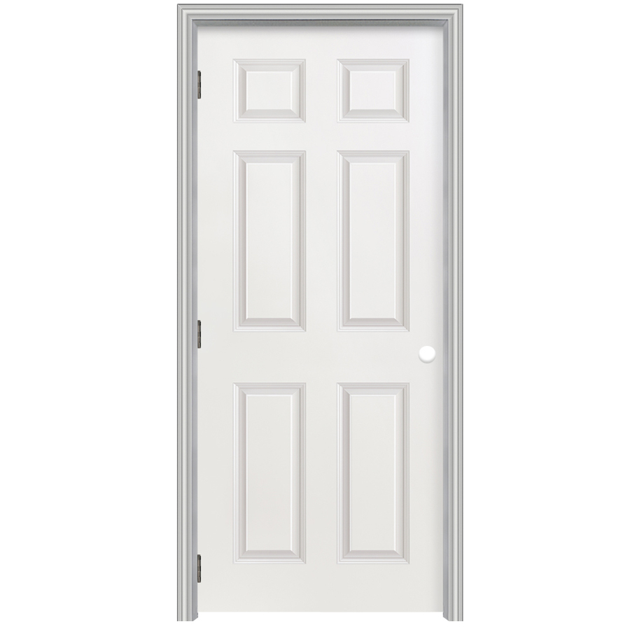  Molded Composite Right-Hand Interior Single Prehung Door at Lowes.com