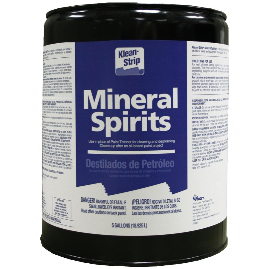 mineral spirits vs paint thinner