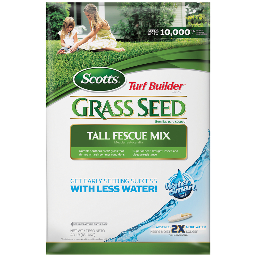 Scotts 40 Lbs Turf Builder Tall Fescue Grass Seed On