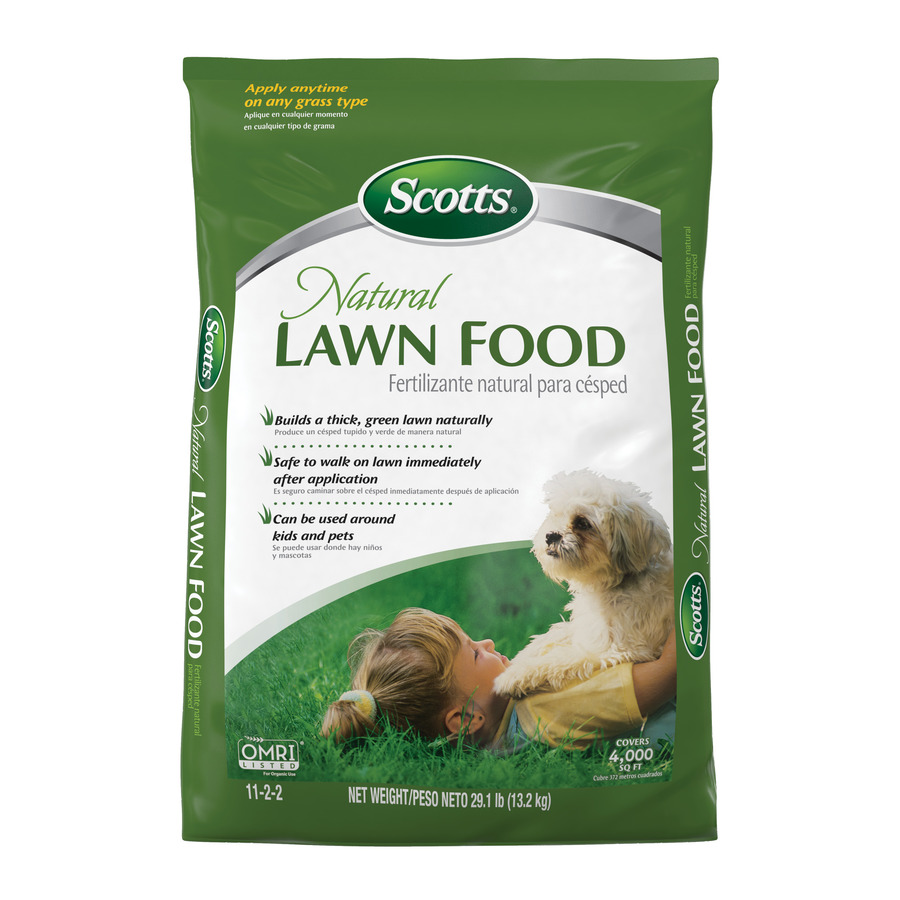 Shop Scotts 4000-sq ft All Season Organic/Natural Lawn Fertilizer (11-2