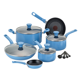 UPC 032406055049 product image for T-fal 14-Piece Excite 9-in Aluminum Cookware Set with Lid | upcitemdb.com