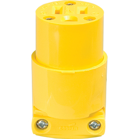 UPC 032664341205 product image for Cooper Wiring Devices 15-Amp 125-Volt Yellow 3-Wire Grounding Connector | upcitemdb.com