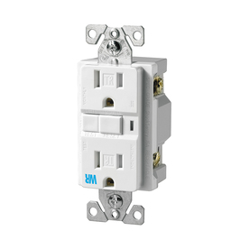 Cooper Wiring Devices on Cooper Wiring Devices 15 Amp White Decorator Gfci Electrical Outlet