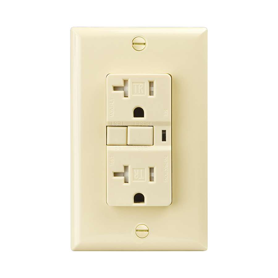 Shop Cooper Wiring Devices 20-Amp Almond Decorator GFCI Electrical