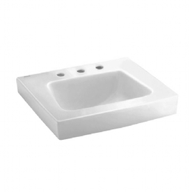 UPC 033056009659 product image for American Standard Roxalyn White Wall-Mount Rectangular Bathroom Sink with Overfl | upcitemdb.com