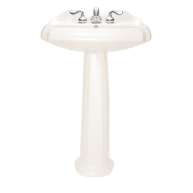 American Standard 34-in H Antiquity White Vitreous China Complete Pedestal Sink 0224.040.020