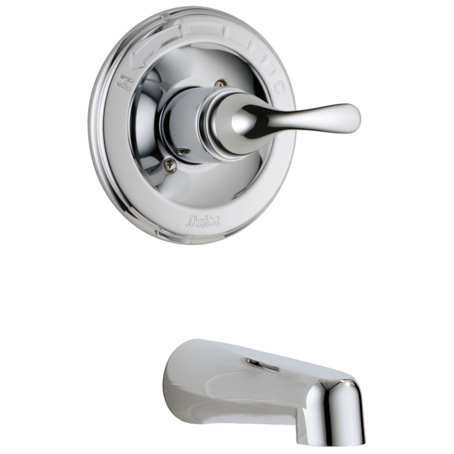 ... Delta Classic Chrome 1-Handle Fixed Wall Mount Tub Faucet at Lowes.com