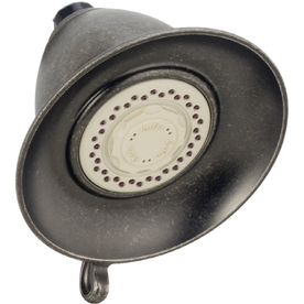 UPC 034449529273 product image for Delta Victorian 2.5-GPM (9.5-LPM) Aged Pewter 2-Spray Showerhead | upcitemdb.com