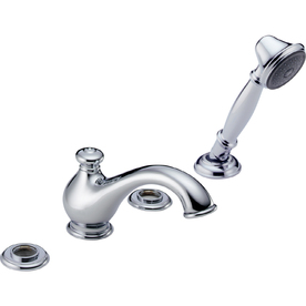 UPC 034449531047 product image for Delta Leland Chrome 2-Handle Adjustable Deck Mount Tub Faucet | upcitemdb.com