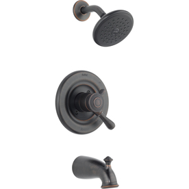 UPC 034449570480 product image for Delta Leland Venetian Bronze 1-Handle Bathtub and Shower Faucet Trim Kit with Ra | upcitemdb.com