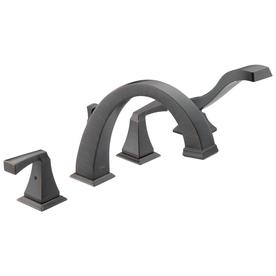 UPC 034449580625 product image for Delta Dryden Venetian Bronze 2-Handle Adjustable Deck Mount Tub Faucet | upcitemdb.com