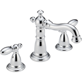 UPC 034449600859 product image for Delta Victorian Chrome 2-Handle Widespread WaterSense Bathroom Sink Faucet (Drai | upcitemdb.com