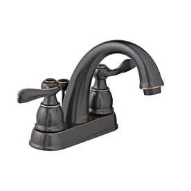 Delta Traditional Bronze 2-Handle WaterSense Bathroom Faucet (Drain Included)