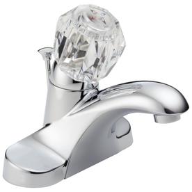 UPC 034449624503 product image for Delta Foundations Chrome 1-Handle 4-in Centerset WaterSense Bathroom Sink Faucet | upcitemdb.com