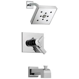 UPC 034449640121 product image for Delta Vero Chrome 1-Handle WaterSense Bathtub and Shower Faucet Trim Kit with Ra | upcitemdb.com