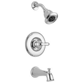 UPC 034449655699 product image for Delta Linden Chrome 1-Handle WaterSense Bathtub and Shower Faucet Trim Kit with  | upcitemdb.com