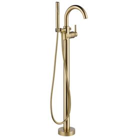 UPC 034449713436 product image for Delta Contemporary Champagne Bronze 1-Handle Fixed Freestanding Bathtub Faucet | upcitemdb.com