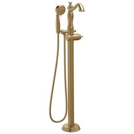 UPC 034449764155 product image for Delta Cassidy Champagne Bronze Fixed Freestanding Bathtub Faucet | upcitemdb.com