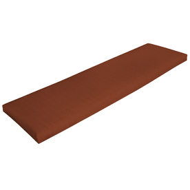 17-in L x 46-in W Sunbrella Pardini Red Texture Bench Cushion