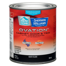 HGTV HOME by Sherwin-Williams Ovation Interior Gloss Tintable White Latex-Base Paint and Primer in One (Actual Net Contents: 32-fl oz)