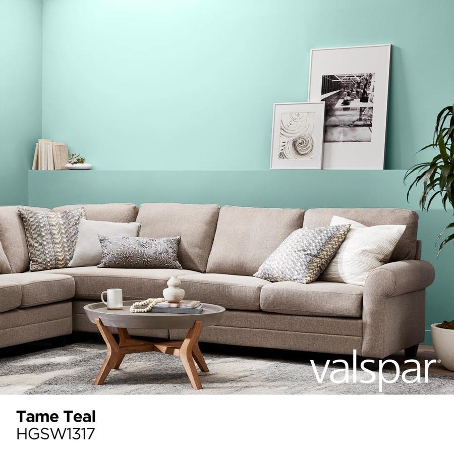 tame teal and gray