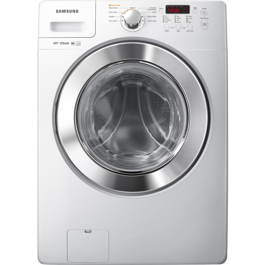 Shop Samsung 3 6 cu Ft High Efficiency Front Load Washer White ENERGY 