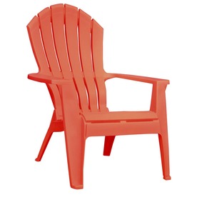 Shop Adams Mfg Corp Coral Resin Stackable Adirondack Chair ...