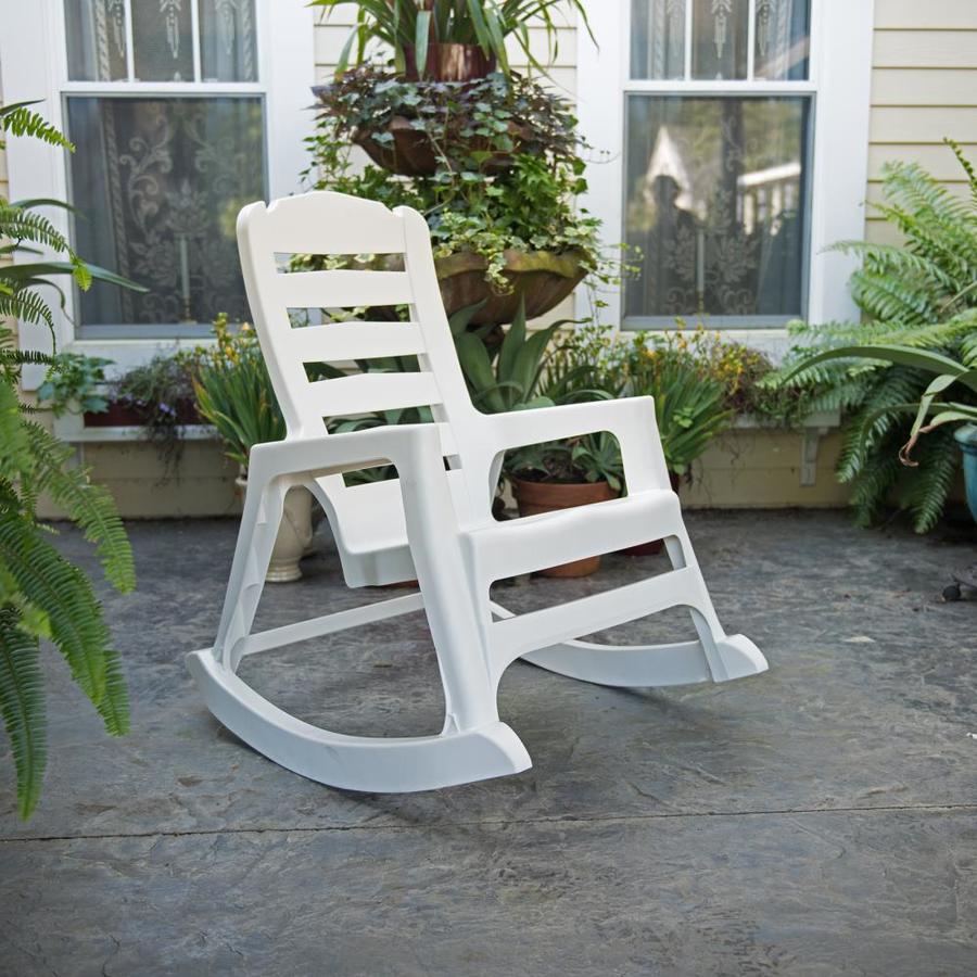 plastic outdoor rocking chairs lowes