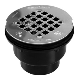 UPC 038753420448 product image for Oatey Fits Pipe Size 2-in Dia Black ABS Shower Drain | upcitemdb.com