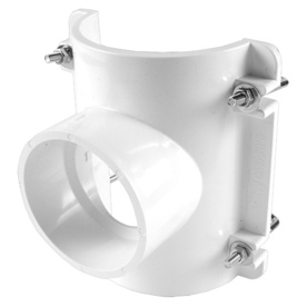 UPC 038753437934 product image for Oatey Fits Pipe Size 4-in Dia PVC Saddle Tee | upcitemdb.com