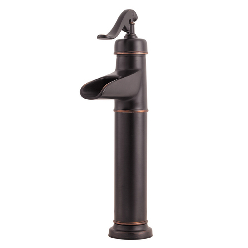 Zoomed: Pfister Ashfield Tuscan Bronze 1-Handle WaterSense Bathroom Faucet (Drain Included)