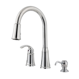 Lowes Kitchen Faucet Shop Aquasource Stainless Steel Pull Down